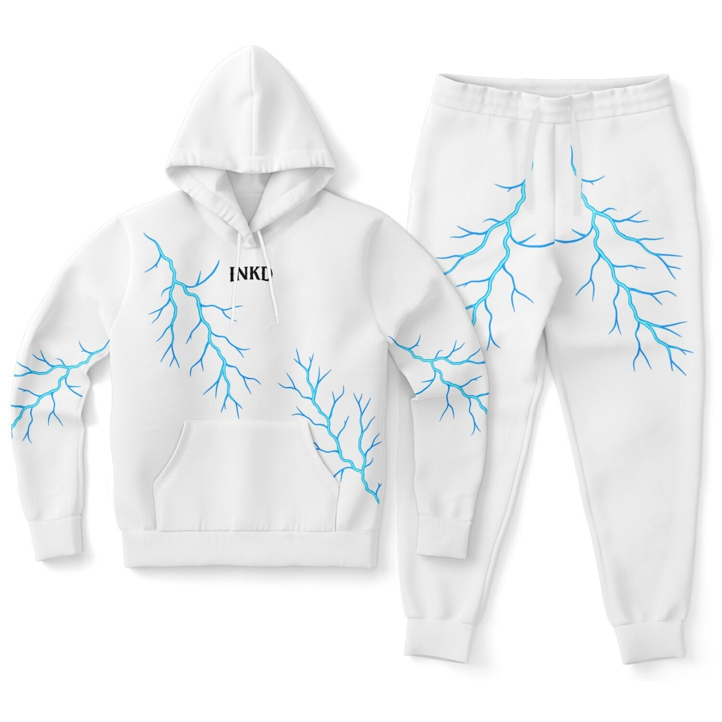 INKD by GabInk – Electric White Storm Set ⚡